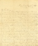 Correspondence | Letter from Lucinda Greer to Mary Caldwell, August 1859 by Lucinda Greer
