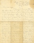 Correspondence | Civil War letter from John Henry Caldwell to Mary Caldwell, August 1862 by John Henry Caldwell