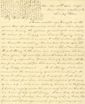Correspondence | Civil War letter from John Henry Caldwell to Mary Caldwell, December 1862