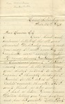 Correspondence | Letter from Fannie Eason to Ed Caldwell, December 1874 by Fannie Eason