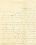 Correspondence | Letter from E.W. Allday to Mary Caldwell, February 1877 by E.W. Allday