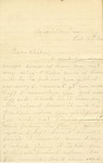 Correspondence | Letter from Kate to Mary Caldwell, February 1878