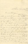 Correspondence | Letter from Mat to Mary Caldwell, April 1879 by Martha Steele