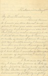 Correspondence | Letter from Mary Caldwell to John Henry Caldwell, May 1880 by Mary Caldwell