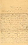 Correspondence | Letter from Ed Caldwell to John Henry Caldwell, December 1883 by Ed Caldwell