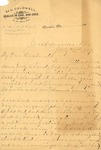 Correspondence | Letter from Mary Caldwell to John Henry Caldwell, July 1889