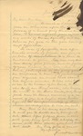 Correspondence | Letter from John Henry Caldwell to Mrs. Box, March 1895
