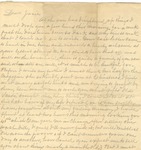 Correspondence | Letter from Mary Caldwell to Josie Lay, 1907 by Mary Caldwell