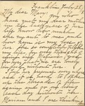 Correspondence | Letter from Salita Johnston to Mary Caldwell, July 1918 by Salita Johnston