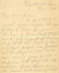 Correspondence | Letter from Josie Diemer to Josie Lay, February 1919