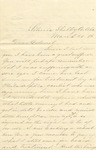 Correspondence | Letter from A.D. Bailey to John Henry Caldwell, March 1876