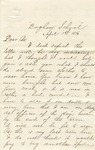 Correspondence | Letter from Ed Caldwell to John Henry Caldwell, April 1876