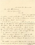 Correspondence | Letter from F.P. Ward to John Henry Caldwell, April 1876 by F.P. Ward