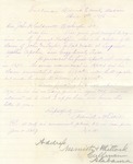 Correspondence | Letter from Nesmith & Whitlock to John Henry Caldwell, April 1876