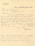 Correspondence | Letter from T.J. Burton to John Henry Caldwell, April 1888 by T.J. Burton