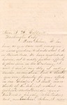 Correspondence | Letter from D.B. Young to John Henry Caldwell, July 1876