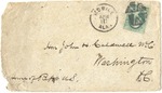 Correspondence | Envelope addressed to John Henry Caldwell, April, c.1800s