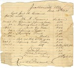 Document | Receipt from M.A. Turner to John Henry Caldwell, December, 1871