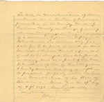 Document | Agreement between Benjamin D. Abernathy and John Henry Caldwell, September 1893