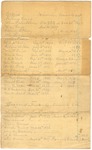 Document | Handwritten list from Jacksonville Presbyterian Church of elders and deacons, and narrative information on the church, after 1906