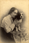 Helen Keller with her Terrier, Phiz by Emily Stokes