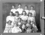 Studio Portrait, Circa 1900s Group of Women and Children by unknown