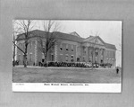 State Normal School Students Outside Hames Hall, 1910s Group by unknown