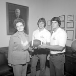 Signed Football Presented to Mrs. Ernest Stone Upon Retirement 4 by Opal R. Lovett