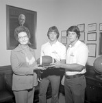 Signed Football Presented to Mrs. Ernest Stone Upon Retirement 5 by Opal R. Lovett