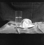 Bread and Water on Table, 1975 "Food for Thought" 1 by Opal R. Lovett