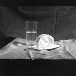 Bread and Water on Table, 1975 "Food for Thought" 4 by Opal R. Lovett