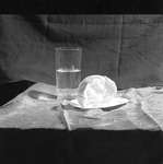 Bread and Water on Table, 1975 "Food for Thought" 5 by Opal R. Lovett