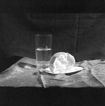 Bread and Water on Table, 1975 "Food for Thought" 7 by Opal R. Lovett