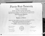 Carol S. Kingston, 1975 Florida State University Degree 2 by Opal R. Lovett