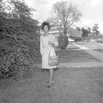 Student Outside on Campus, 1975-1976 Mimosa Themes 1 by Opal R. Lovett