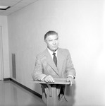 Don Salls at Podium, Recipient of 1978 Mimosa Dedication 1 by Opal R. Lovett