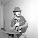 Stage Band, 1977-1978 Scott Holsomback with Flugelhorn 2 by Opal R. Lovett