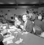 BBQ Lunch in Round House, 1977 Homecoming Activities 2 by Opal R. Lovett
