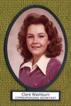 Delta Zeta, 1979-1980 Member, Clare Washburn by Delta Zeta and Custom Composites, Inc.