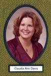 Delta Zeta, 1979-1980 Member, Claudia Ann Davis by Delta Zeta and Custom Composites, Inc.