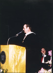 President Harold McGee at Podium during Ceremony by William Edward Hill