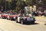 Line of Parade Cars, 1987 Homecoming Parade 1 by unknown