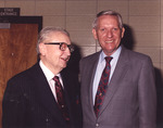 President Emeritus Houston Cole with Governor Guy Hunt, circa 1987 by unknown
