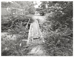 Wooden Bridge With “Private Keep Out” Sign by unknown