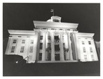 Alabama State Capitol, Front Exterior at Night, circa 1980s by unknown
