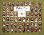 Delta Zeta, 1980-1981 Composite Collage of Members by Delta Zeta and Custom Composites, Inc.