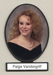 Delta Zeta, 1991-1992 Member, Paige Vandergriff by Delta Zeta and Custom Composites, Inc.