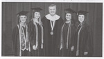 President Meehan and Graduates, circa 2003 by unknown
