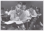 Students in Desks inside Classroom, circa 2000 by unknown