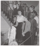 Group on International House Staircase, circa 2002 by unknown